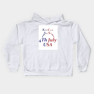 4th july t-shirt USA T-shirt Kids Hoodie